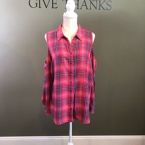 *Host Pick* Motherhood Maternity Cold Shoulder Top Size XL